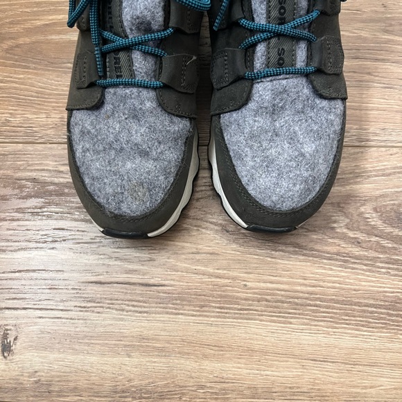 SOREL dark green and grey sneaker boots - Picture 5 of 7